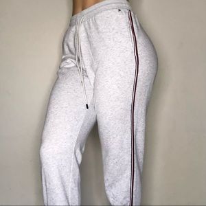 Tommy Hilfiger Light Gray Fleece Jogger Pants